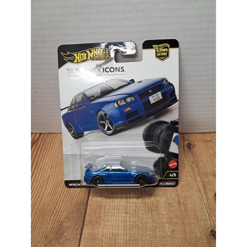 NEW Hot Wheels Car Culture Timeless Icons NISSAN SKYLINE GT-R V-SPEC JBK92 1:64